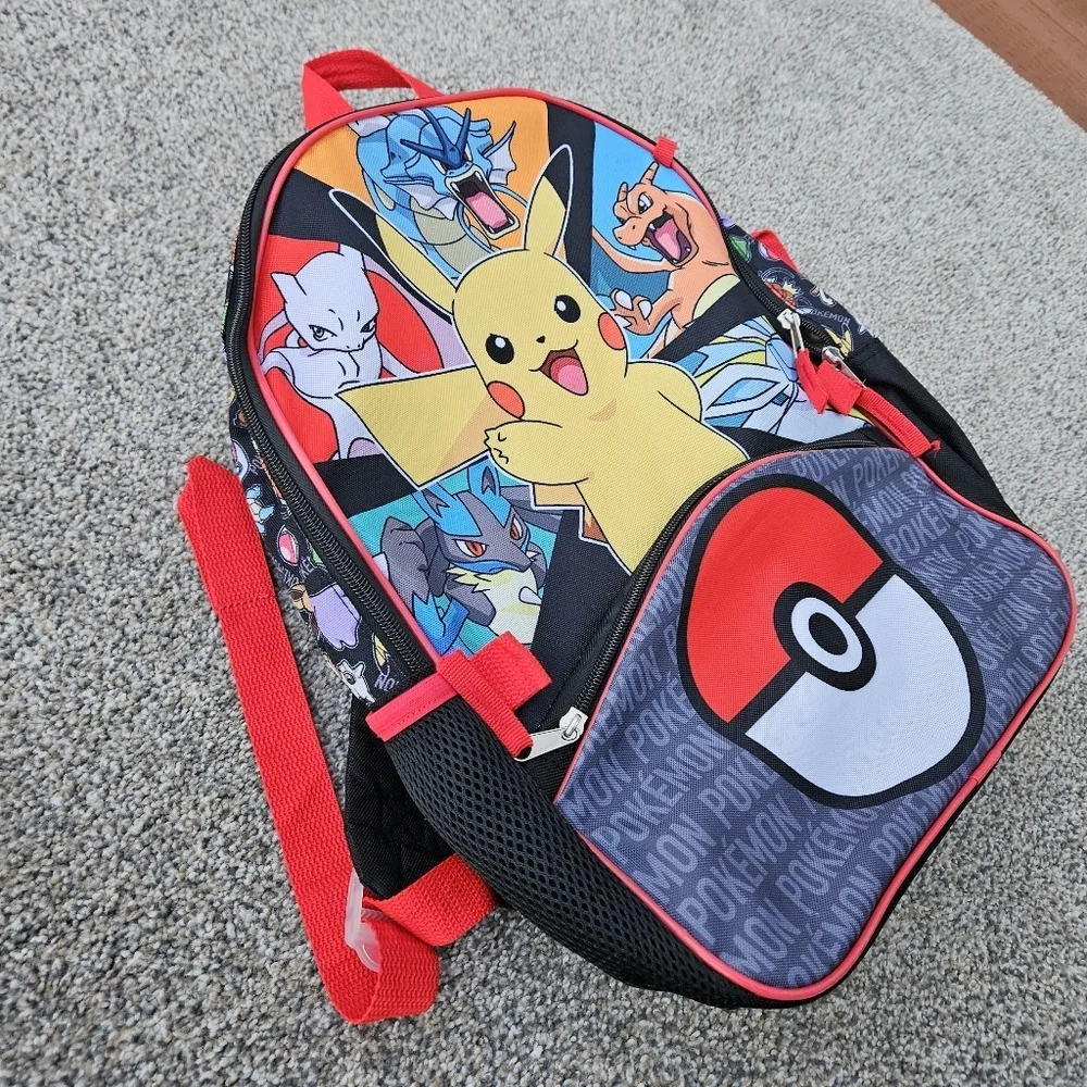 Bioworld Pokemon Backpack Pikachu Kids School Pack 2021 Youth Boys